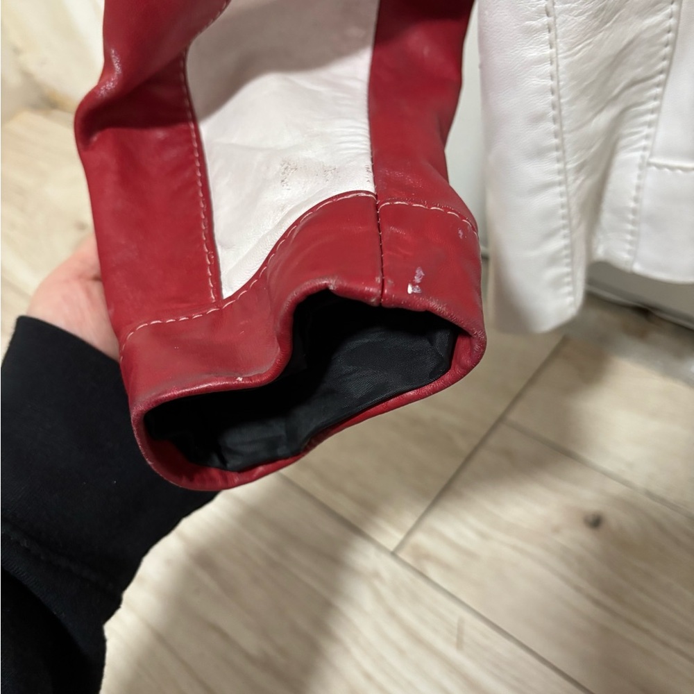 Red and White Racing Jacket - Picture 5 of 5